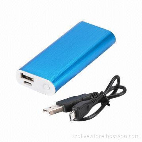 2000mAh Li-polymer Battery Power Bank, Charge iPhone 1 Times